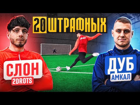 Видео: 20 ШТРАФНЫХ: СЛОН vs. ДУБ / он побил РЕКОРД КУТУЗА?!