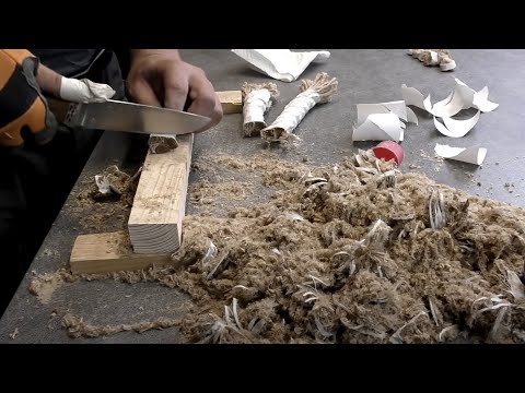 Видео: Нож"Боевой Варяг".  Сталь Х12МФ ( С. Бондарь ). Тест. 800+ Заточка на Профиль К03.