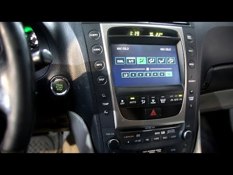 Видео: Lexus GS 300 кондиционер не включается.