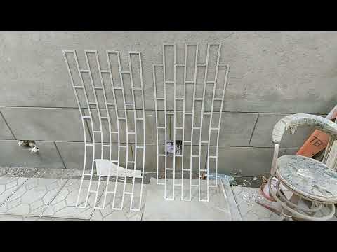 Видео: Декоративный кирпич на стену дома через трафарет (Полное видео)