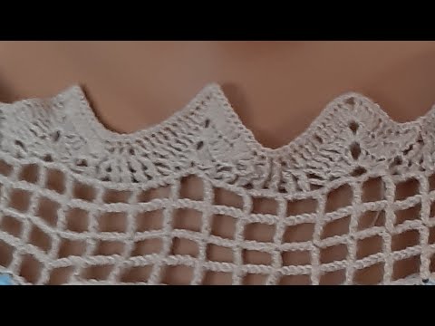 Видео: ☝️ Кайма с зубчиками крючком Отделка края изделия вязанием