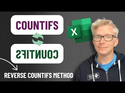 Видео: Обратный метод СЧЁТЕСЛИМН для проверки существования.