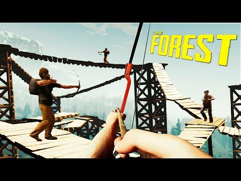 Видео: БИТВА ЛУЧНИКОВ в The Forest