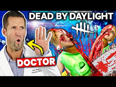 Видео: ВРАЧ смотрит самые безумные травмы из Dead by Daylight (DBD)