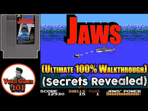 Видео: Прохождение Jaws для NES | 100% руководство | Видеоигры 101