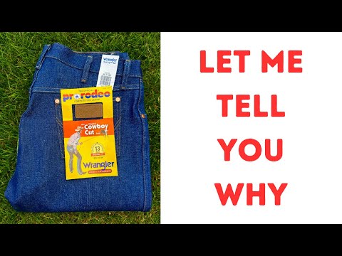Видео: Обзор джинсов Wrangler 13MWZ Cowboy Cut