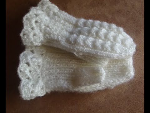 Видео: Как связать варежки на двух спицах? How to knit mittens on two needles?