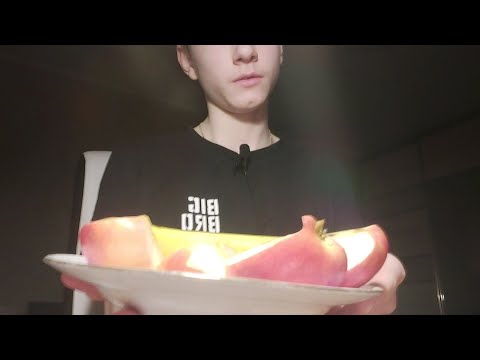 Видео: АСМР| Итинг фруктов| Покушаем🍎🍌|ASMR| Iting fruit|Iting sound🍎🍌