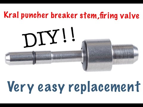 Видео: шток клапана Kral, замена выпускного клапана