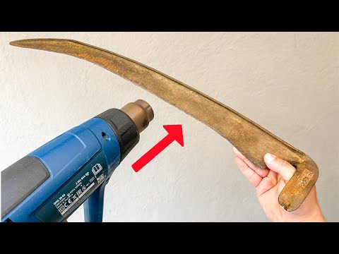 Видео: Техника заточки косы за 5 минут!