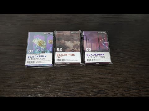 Видео: Распаковка Blackpink/ Unboxing Blackpink THE GAME PHOTOCARD COLLECTION No.1~3 (SET)
