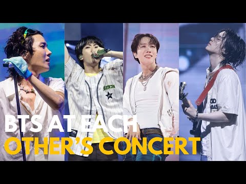 Видео: BTS посещают концерты друг друга и являются главными фанатами друг друга