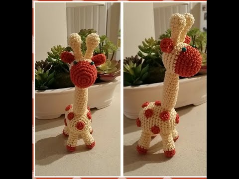 Видео: Вязание крючком игрушки «Жираф»   мастер класс