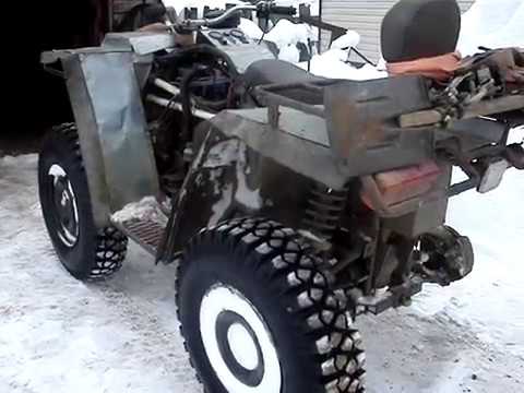 Видео: Обзор самодельного квадроцикла на базе ваз 2109
