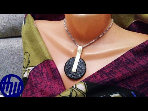 Видео: Стильный кулон из кожи за 10 минут. DIY.