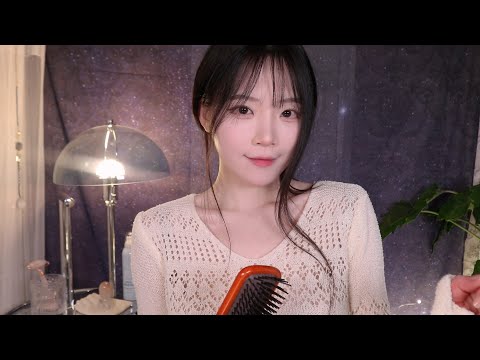 Видео: ASMR(Sub✔)Мы предоставим вам реалистичный массаж кожи головы и уход за волосами во время сна.