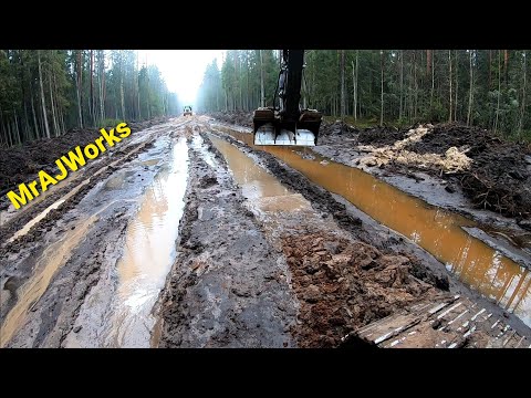 Видео: Заполнение большой лужи