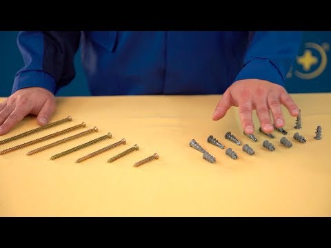 Видео: Шуруп-нагель по бетону и дюбель Driva по ДСП и гипсокартону