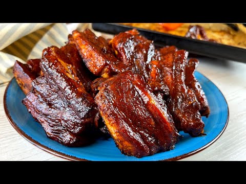 Видео: Ресторанные РЕБРЫШКИ дома! Ну оооочень ВКУСНО,а готовить ПРОСТО! Мясо мягчайшее!