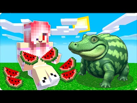 Видео: 🍉🐊Я Встретила ПОМОЩНИКА Глорбо Фрутодрило в Майнкрафт! ЛЕСКА