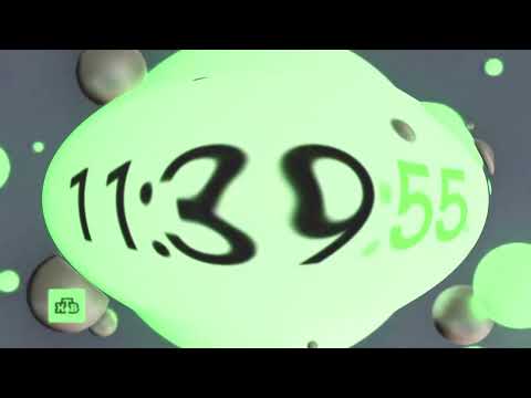 Видео: Заставки Часы с эффектами №7. Screensaver Clock with effects №7.