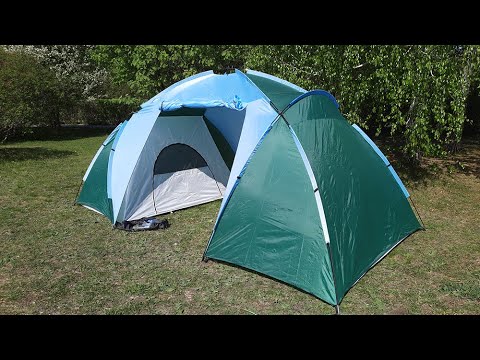 Видео: Обзор 4х местной палатки EasyLife XR1805