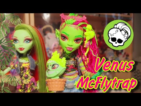 Видео: Красотка из джунглей 🌱🌿 Venus McFlytrap G3|Monster high 💚 Обзор и сравнение