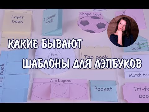 Видео: Анастасия Рыкова. Какие бывают шаблоны для лэпбуков