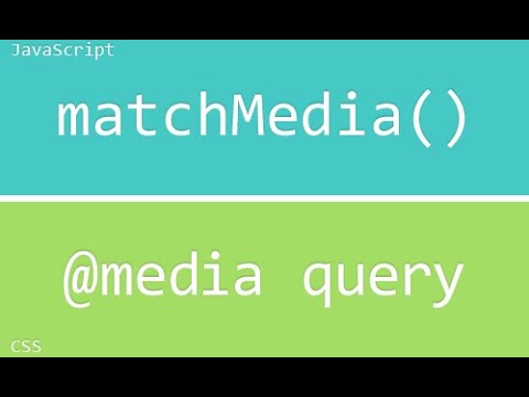 Видео: Как сделать медиа-запросы на JS используя Browser API