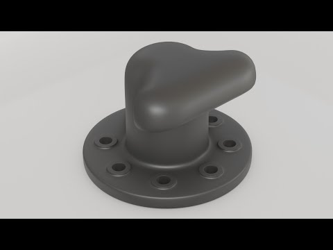 Видео: Subd-моделирование, Причальная тумба