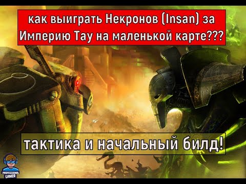 Видео: Как выиграть Некронов(ИИ INSAN) 1Х1 на самой маленькой карте играя за Империю Тау?? - билд и тактика