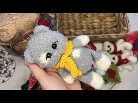 Видео: готовые работы 🧶 много пушистых котят 🐈 плюшевые лягушки 🐸 конфета батончик