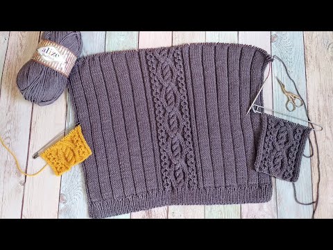 Видео: Текущий процесс.МК на центральный узор для мужского жилета.