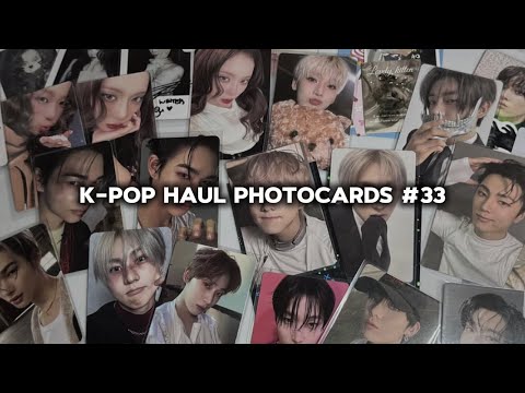Видео: распаковка карт aespa, enhypen, le sserafim, nct wish 🥐