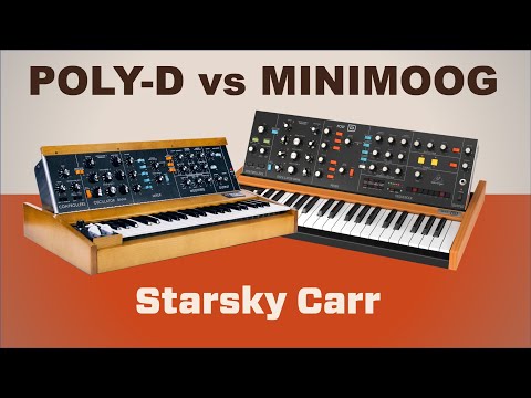 Видео: Behringer Poly D против Minimoog: полное сравнение, обзор и демонстрация