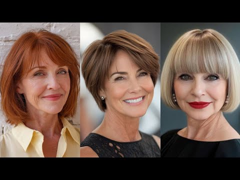 Видео: Современные стрижки для женщин 55-60-70+, которые производят большой эффект 💇‍♀️ Гламур и стиль 2026