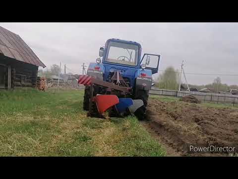 Видео: Первые метры пахоты на МТЗ-82