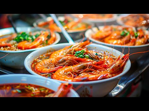 Видео: Настоятельно рекомендуемая вьетнамская уличная еда – более 1 ЧАСА НОСТОП Лучшая уличная еда в Ханое