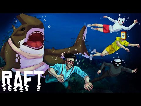 Видео: БОСС АКУЛА-НОСОРОГ! ЭТО ТОЧНО РАФТ? ПРОХОДИМ НОВЫЙ СЮЖЕТ (RAFT)
