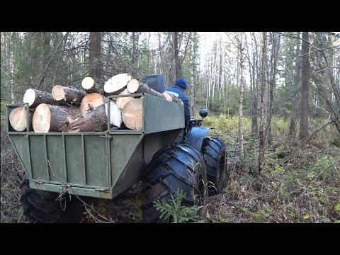 Видео: ПОЛНЫЙ КУЗОВ ДРОВ / КАРАКАТ ВЕЗДЕХОД / ДЕРЕВЕНСКАЯ ЖИЗНЬ.