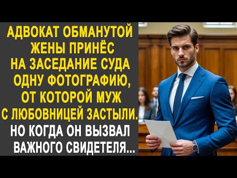 Видео: Адвокат жены принёс на заседание суда одну фотографию. Но когда он вызвал важного свидетеля...