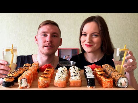 Видео: MUKBANG ROLLS | МУКБАНГ РОЛЛЫ СУШИ (конкурс)