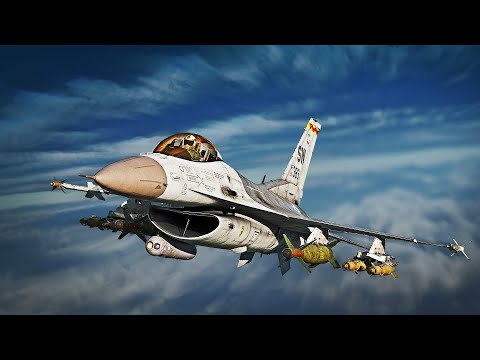 Видео: F-16C − Сокол с лазерным зрением