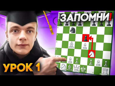 Видео: КАК ПРАВИЛЬНО ИГРАТЬ В ШАХМАТЫ? Урок 1 (Рейтинг 0-500)