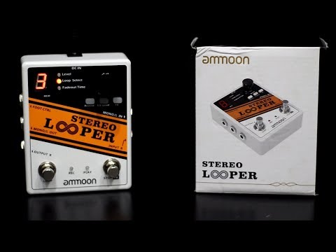 Видео: Ammoon STEREO LOOPER краткий обзор