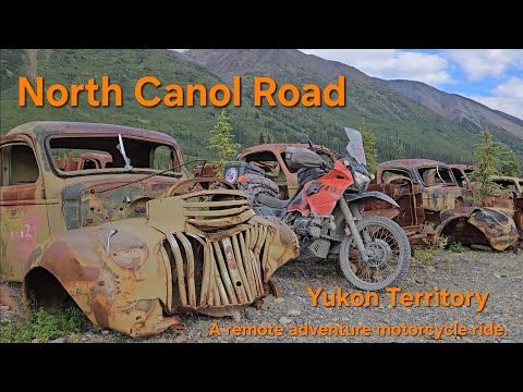 Видео: Норт-Канол-Роуд, Юкон, Канада. Настоящее приключение на мотоцикле.