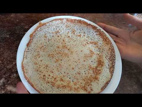 Видео: Блинчики из кукурузной муки с начинкой из творога и банана 🍌 #пп питаемся правильно ✅