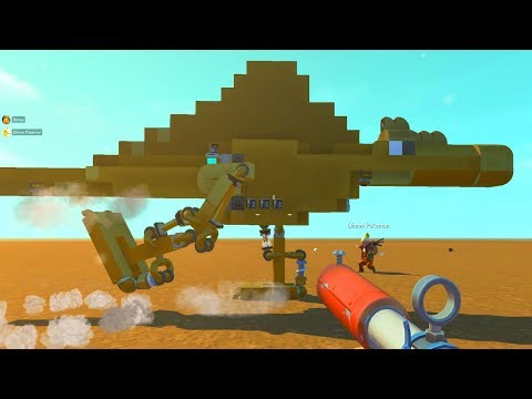 Видео: СМЕШНОЙ РОБОТ В СКРАП МЕХАНИК ► Scrap Mechanic