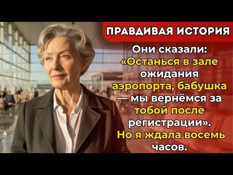 Видео: Они сказали: «Оставайся в зале ожидания аэропорта, бабушка — мы вернемся за тобой после регистрации»