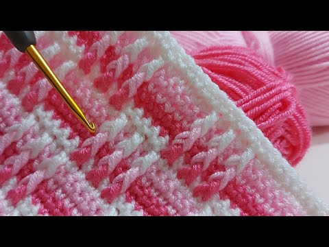 Видео: легкие схемы вязания детских одеял для начинающих / бесплатные схемы / схемы вязания одеял крючком